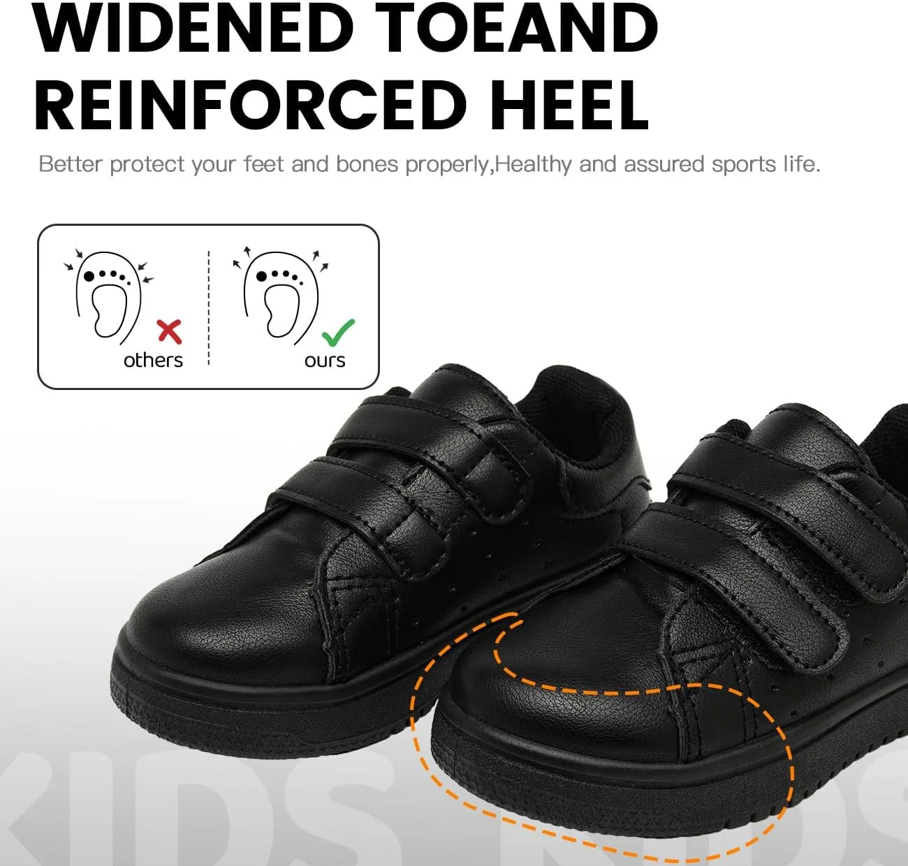 Lucky Kids Unisex Kids Sneakers Lightweight Walking Shoes Breathable Tennis Shoes Casual Sneakers