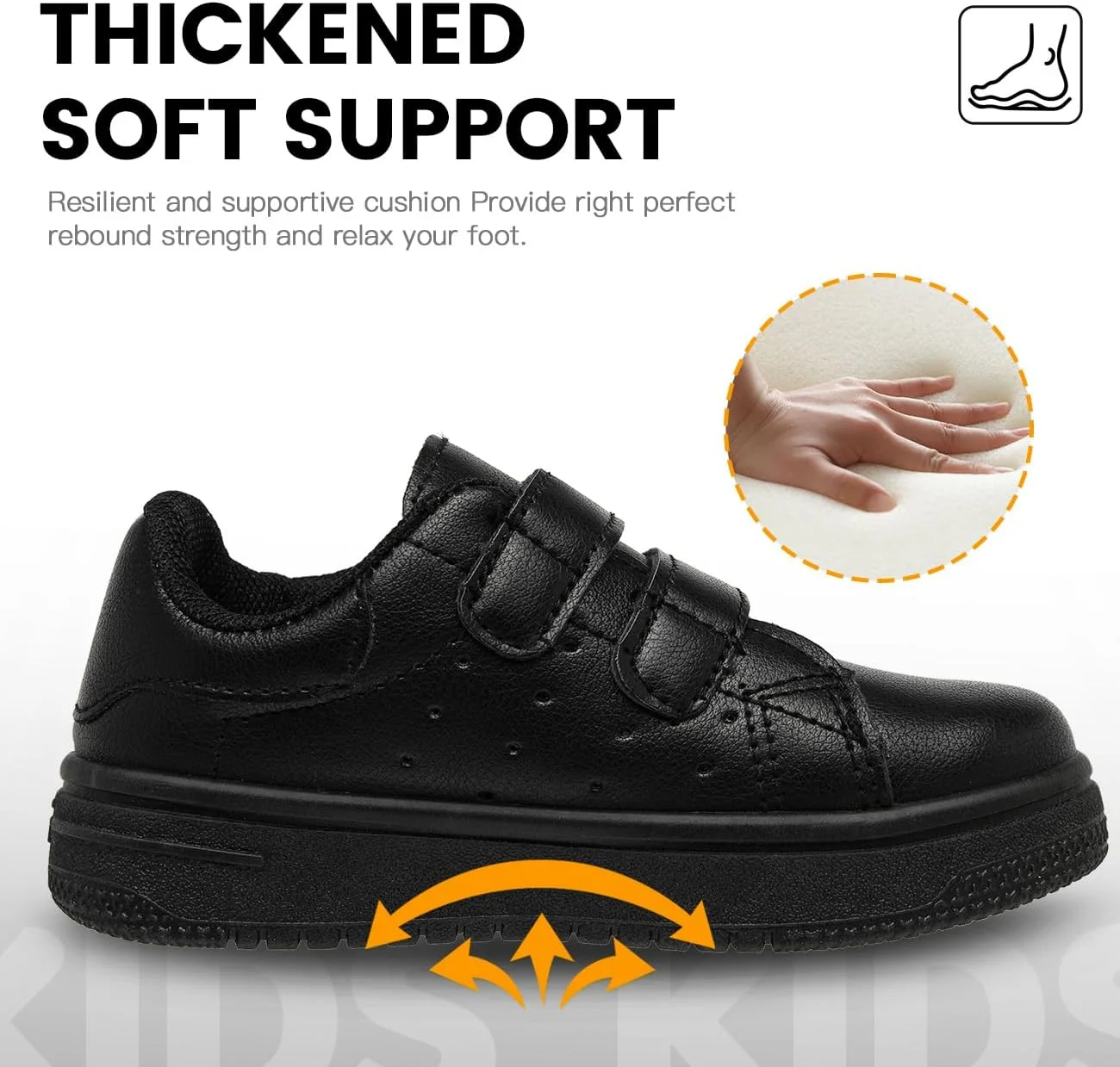 Lucky Kids Unisex Kids Sneakers Lightweight Walking Shoes Breathable Tennis Shoes Casual Sneakers