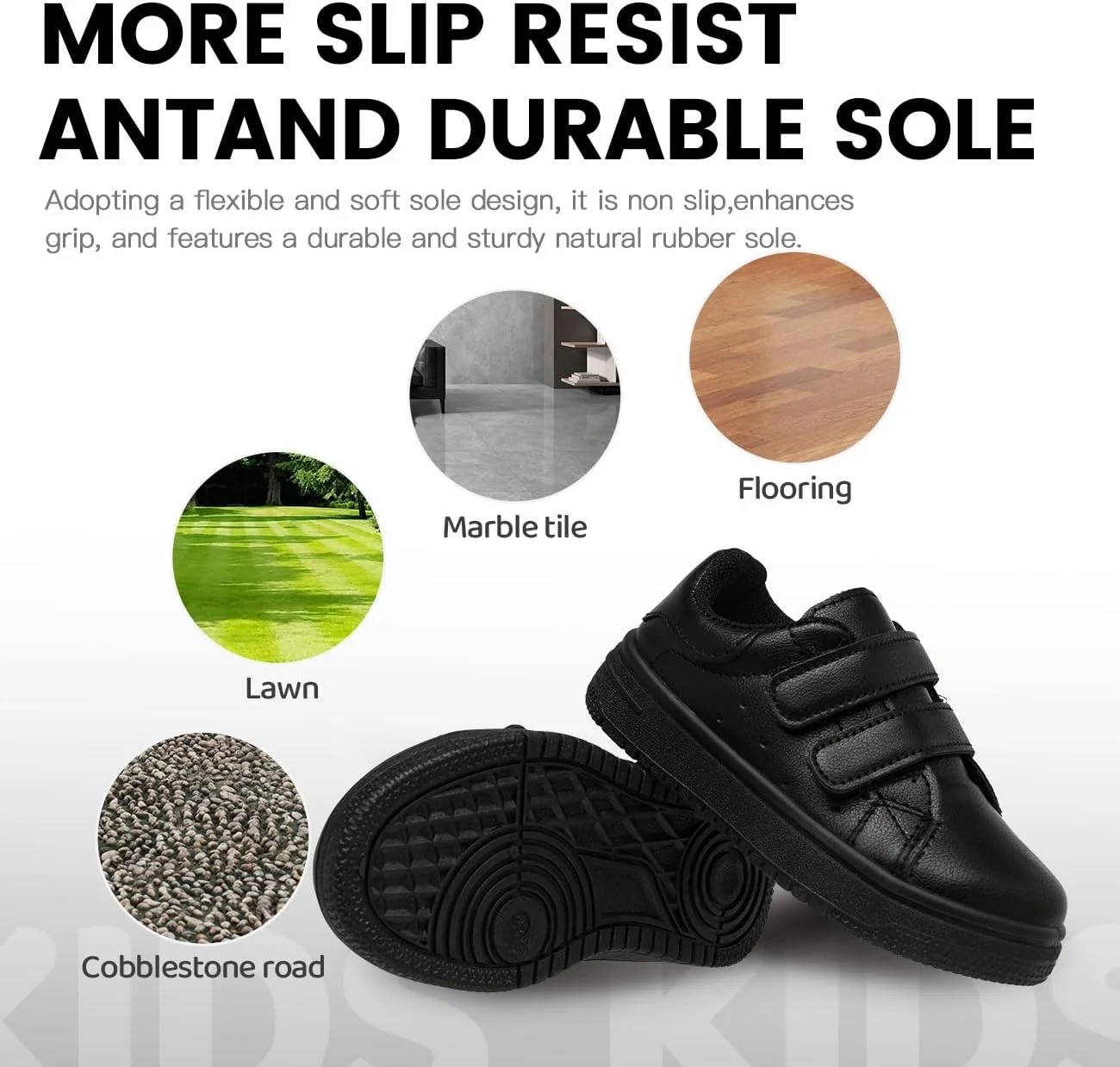 Lucky Kids Unisex Kids Sneakers Lightweight Walking Shoes Breathable Tennis Shoes Casual Sneakers