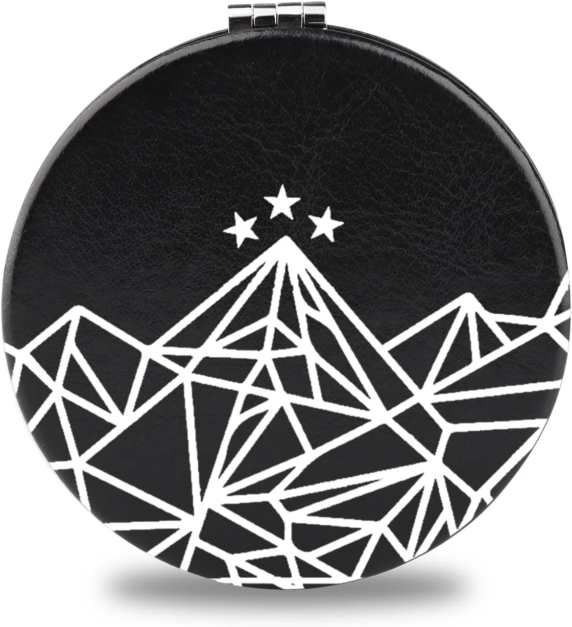 آینه جیبی سیرا مدل Velaris City of Starlight، گرد بدون قاب از جنس پلی یورتان (PU)، قطر 7 سانتیمتر، بزرگنمایی 2 برابر، قابل استفاده رومیزی، هدیه ای عالی