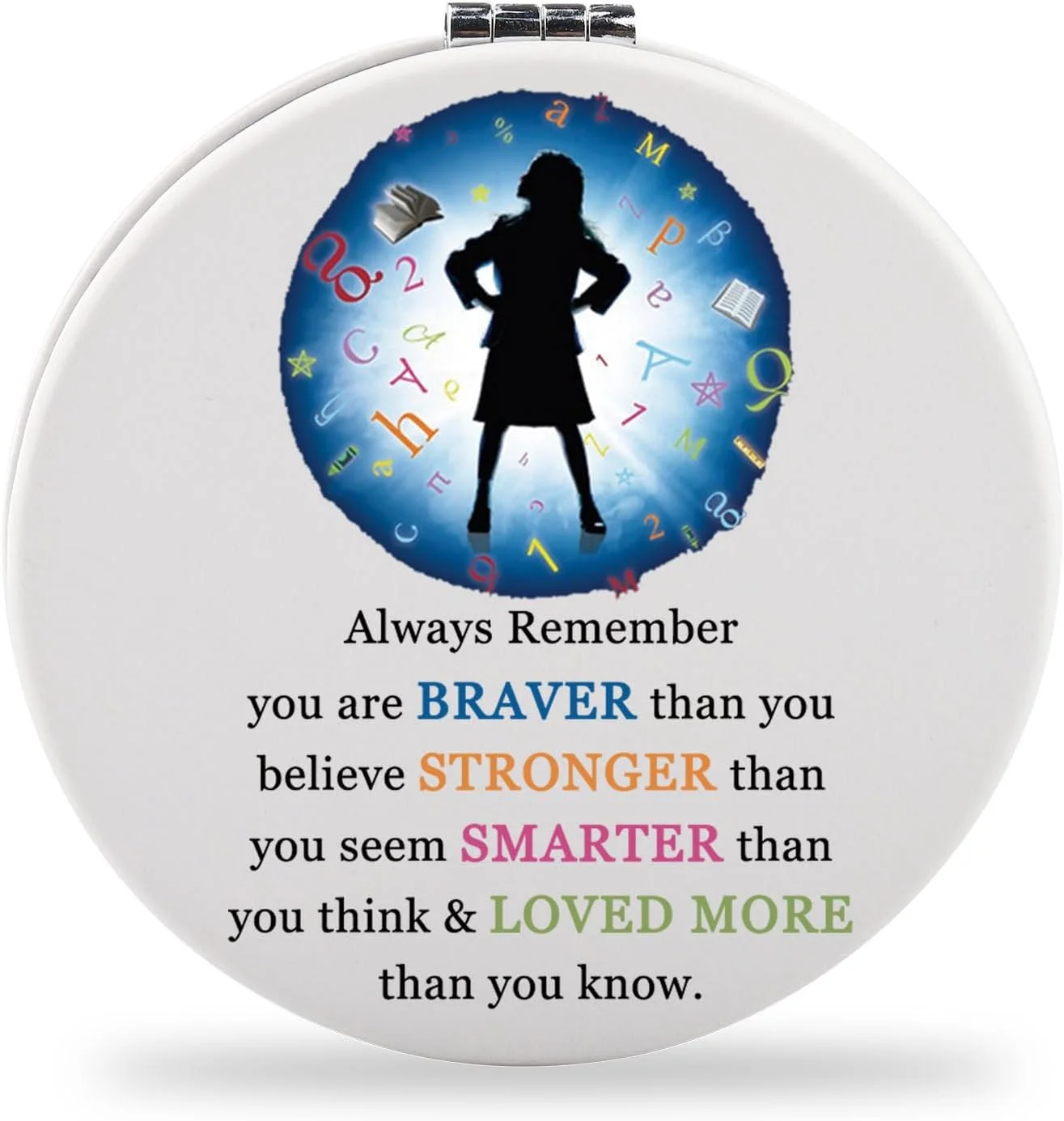 آینه جیبی موزیکال ماتیلدا SEIRAA، هدیه موزیکال ماتیلدا، آینه آرایشی موزیکال ماتیلدا، کالای موزیکال ماتیلدا (دختر 1 2)