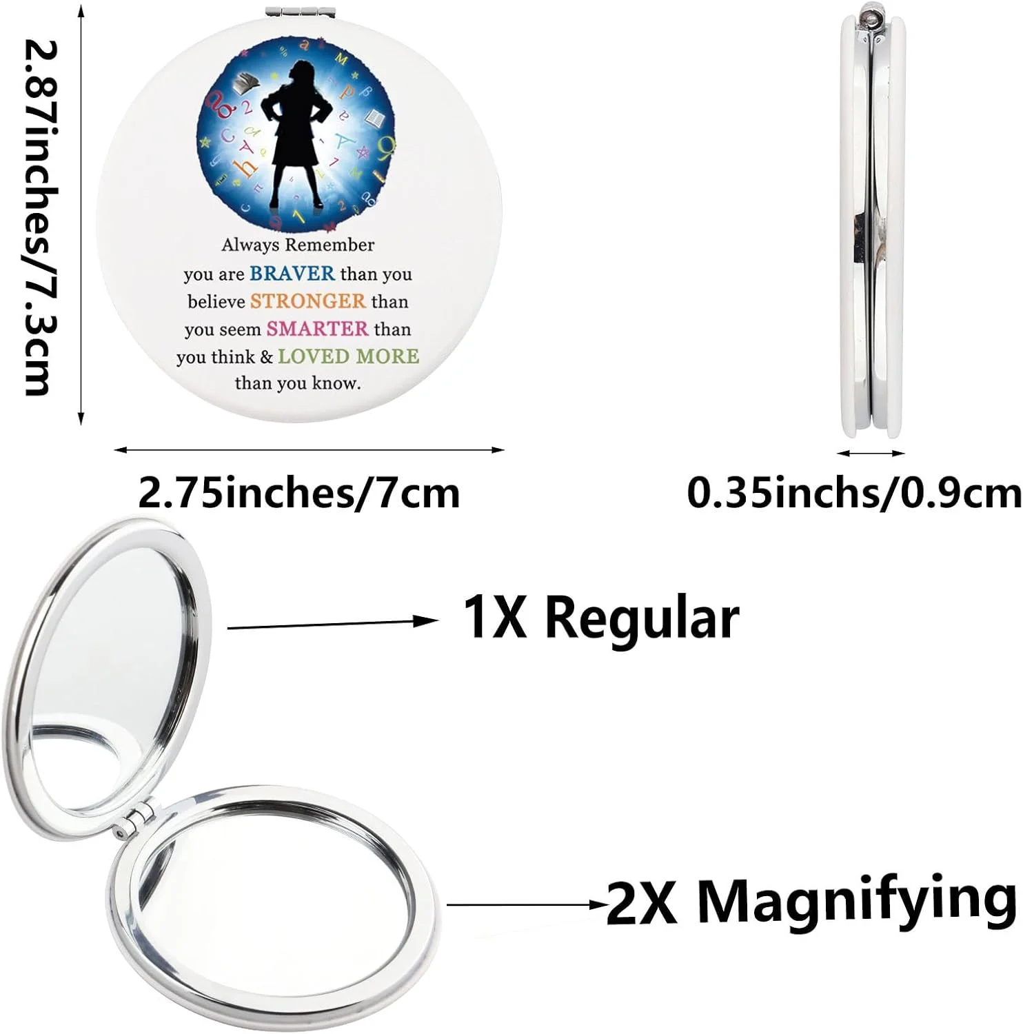 آینه جیبی موزیکال ماتیلدا SEIRAA، هدیه موزیکال ماتیلدا، آینه آرایشی موزیکال ماتیلدا، کالای موزیکال ماتیلدا (دختر 1 2) آینه جیبی موزیکال ماتیلدا SEIRAA، هدیه موزیکال ماتیلدا، آینه آرایشی موزیکال ماتیلدا، کالای موزیکال ماتیلدا (دختر 1 2)