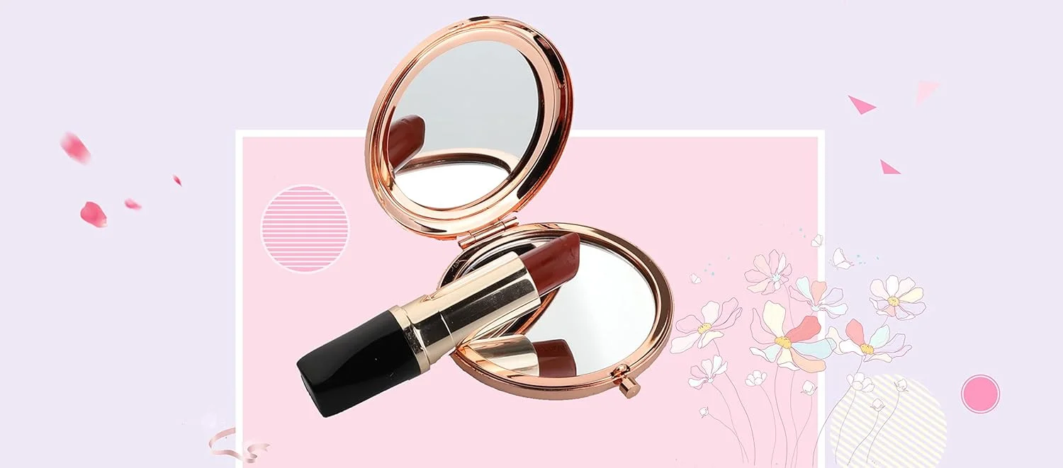 آینه جیبی SEIRAA Delta Elephant، آینه آرایشی خواهرانه انجمن یونانی، هدیه ای برای دختران انجمن (آینه آرایشی خواهرانه انجمن)