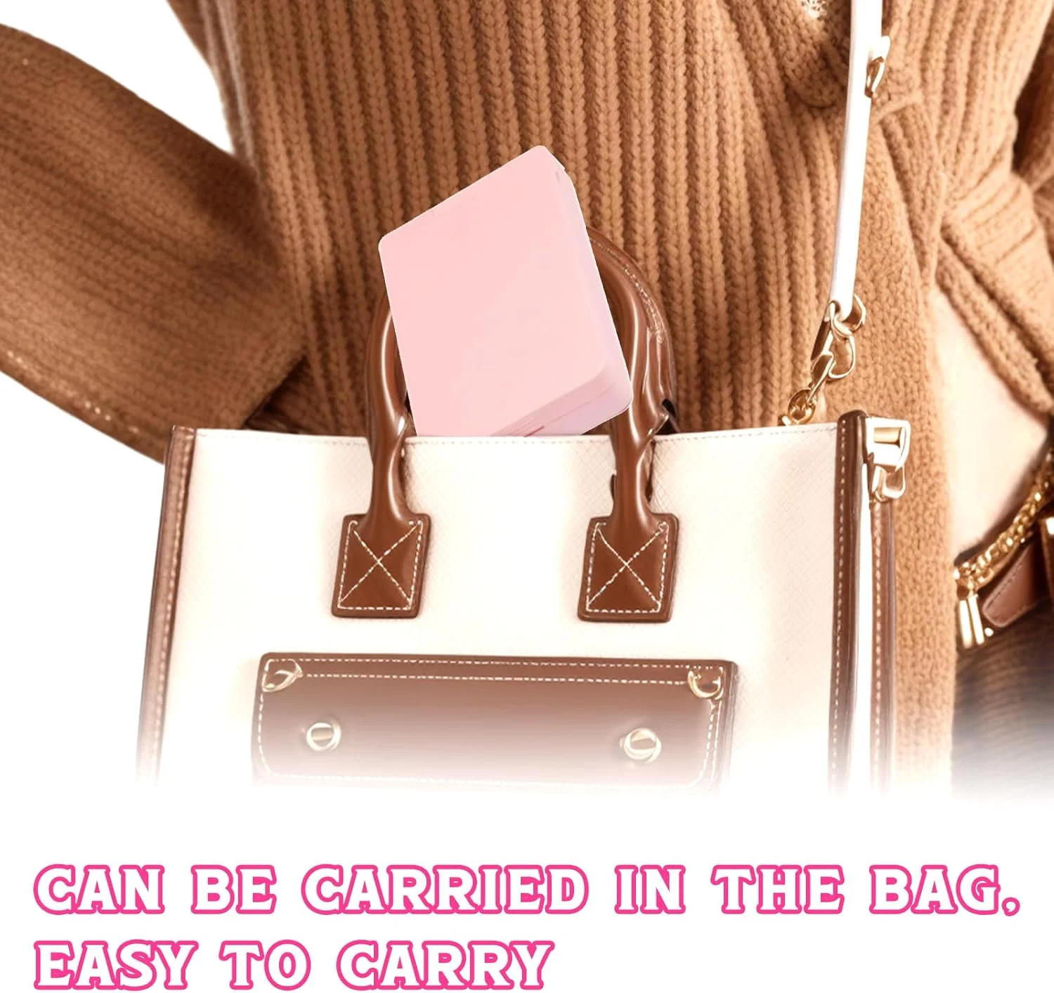 آینه جیبی با پنج برس آرایشی، آینه آرایشی مسافرتی LED جمع و جور، آینه کوچک آرایشی قابل حمل و شارژ با نور برای کیف پول، کیف دستی، جیب، هدیه، تاشو، دستی (صورتی)