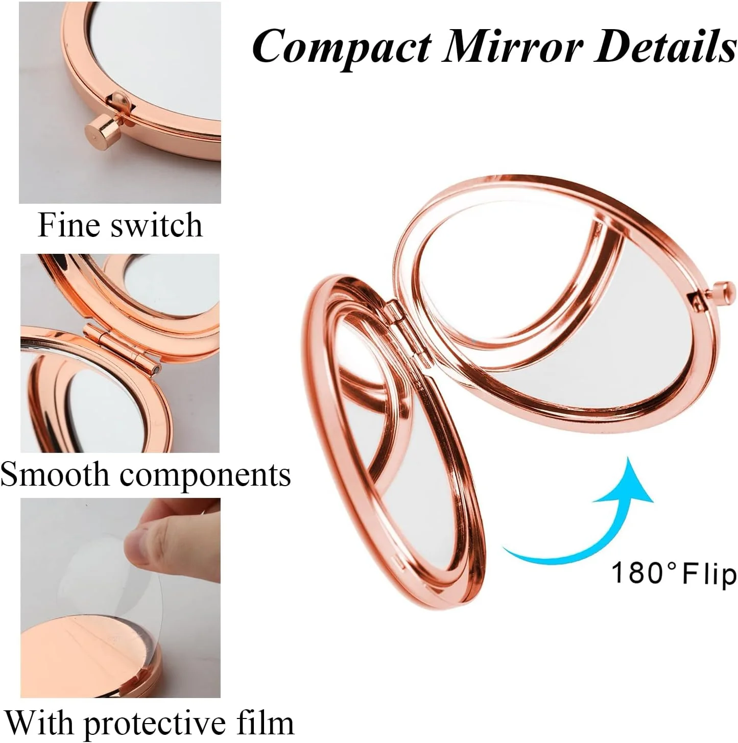 آینه جیبی تاشو هدیه ای برای دخترخوانده از طرف مادرخوانده یا پدرخوانده