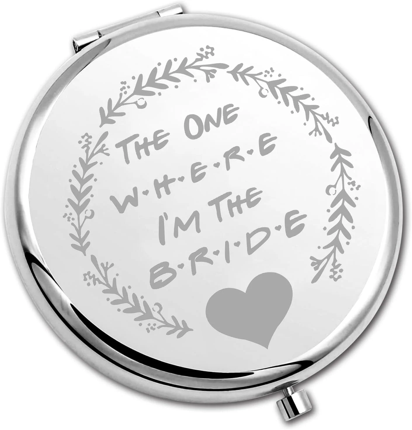 آینه جیبی عروس PLITI، هدیه عروسی، هدیه جشن عروسی، آینه جیبی "همان جایی که من عروس هستم" برای زنان (CM U عروس) آینه جیبی عروس PLITI، هدیه عروسی، هدیه جشن عروسی، آینه جیبی "همان جایی که من عروس هستم" برای زنان (CM U عروس)