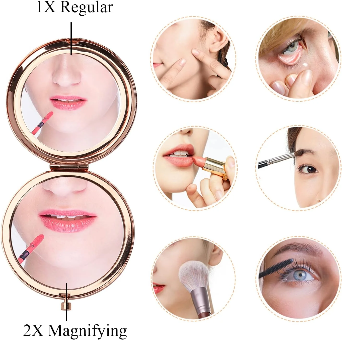 آینه جیبی تاشو ساقدوش عروس PLITI، هدیه پیشنهاد ساقدوش عروس، آینه عروسی (مدل Where Bridesmaid CMrgU) آینه جیبی تاشو ساقدوش عروس PLITI، هدیه پیشنهاد ساقدوش عروس، آینه عروسی (مدل Where Bridesmaid CMrgU)