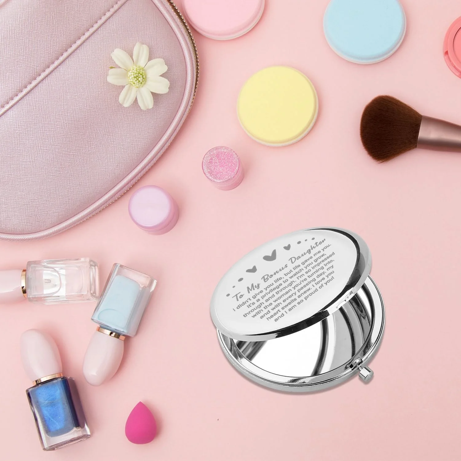 آینه جیبی جمع و جور دخترخوانده PLITI، هدیه ای الهام بخش برای دخترخوانده از طرف مادر و پدر (دخترخوانده مفتخر CMU)