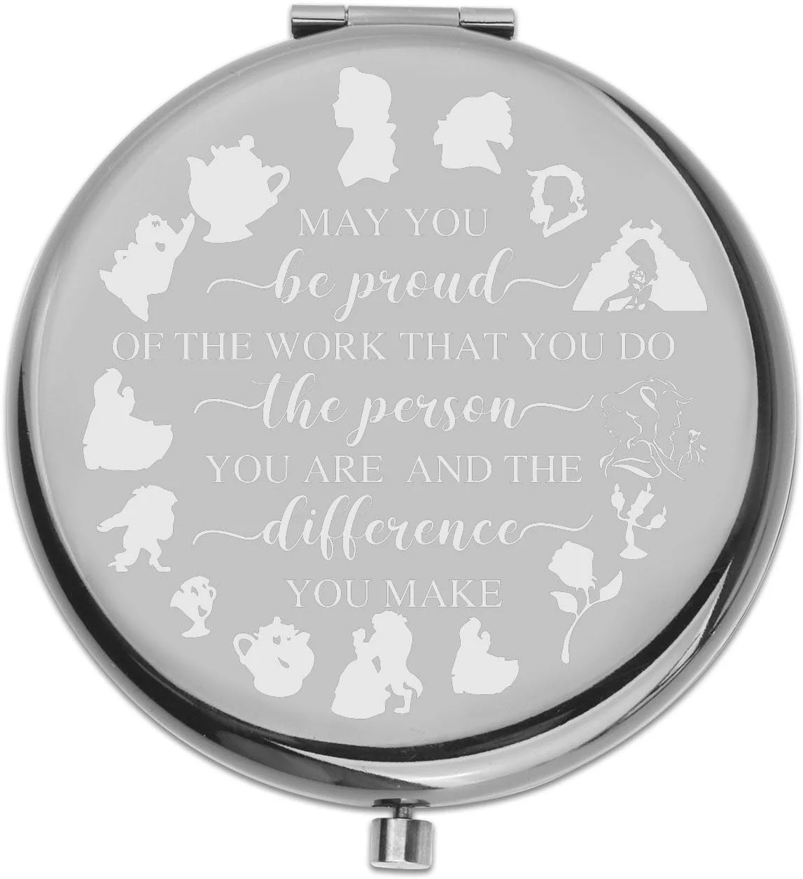 آینه آرایشی تاشو PLITI طرح دیو و دلبر، هدیه ای برای بل، طرح پرنسس بل (Be Proud Beauty CMblU) آینه آرایشی تاشو PLITI طرح دیو و دلبر، هدیه ای برای بل، طرح پرنسس بل (Be Proud Beauty CMblU)