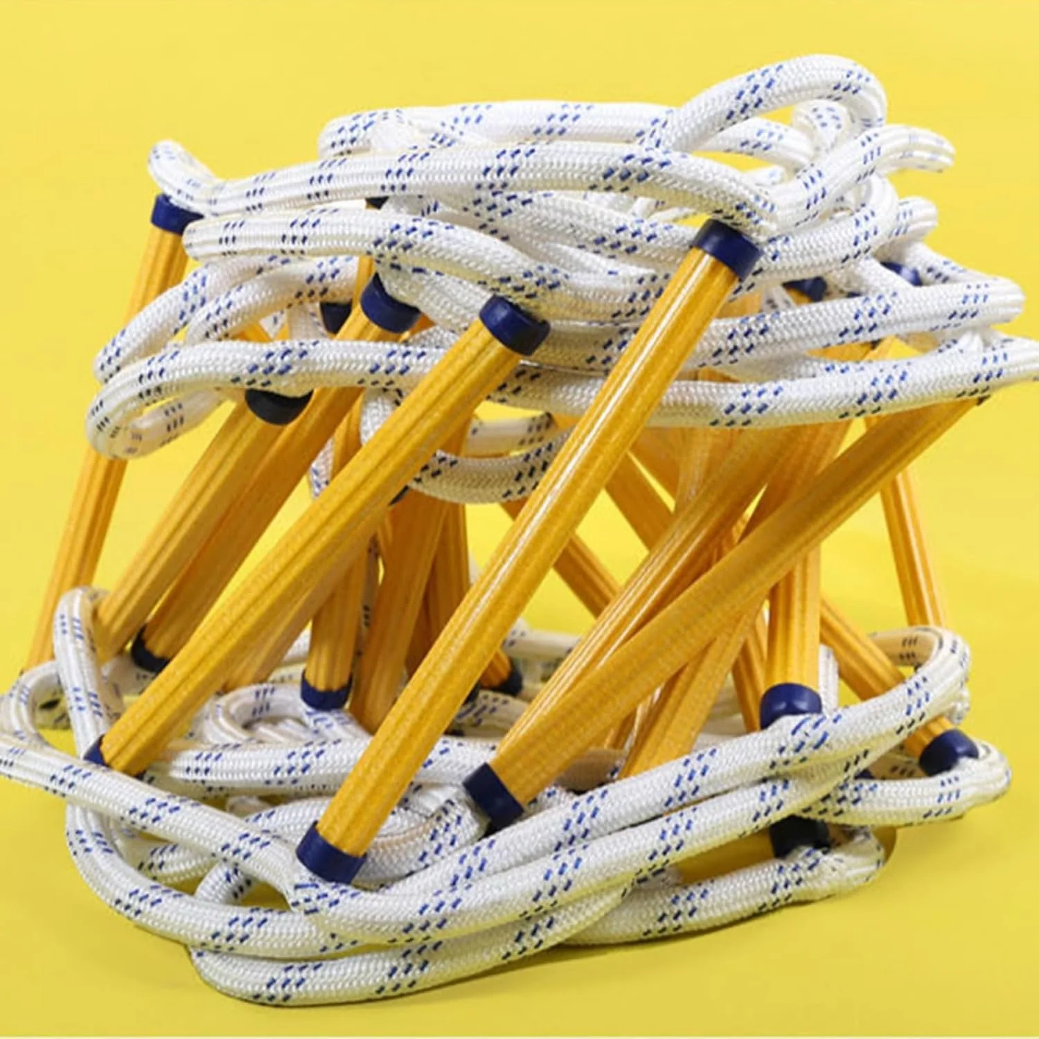 نردبان طنابی فرار اضطراری فضای باز، نردبان ایمنی، نردبان آتش نشانی برای سقف شیب دار، نردبان طنابی آتش نشانی قابل حمل (45 متر)