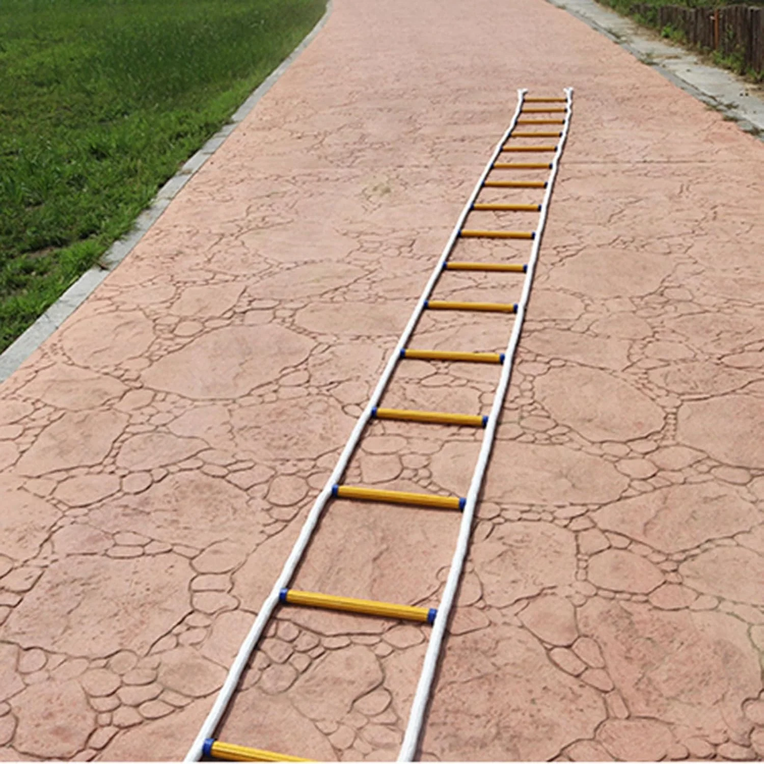 نردبان طنابی فرار اضطراری فضای باز، نردبان ایمنی، نردبان آتش نشانی برای سقف شیب دار، نردبان طنابی آتش نشانی قابل حمل (45 متر)