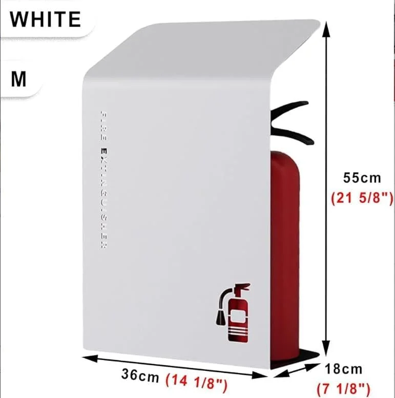 کابینت فلزی مدرن کپسول آتش نشانی - ضخامت 2 میلی متر، سازمان دهنده ذخیره سازی بادوام برای افزایش ایمنی در لابی ها، راهروها و اتاق های انتظار