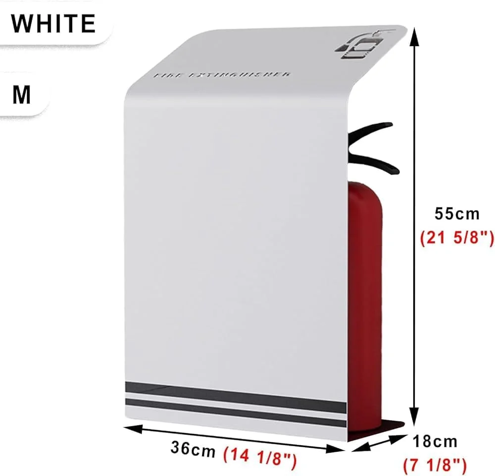 Fire Extinguisher Cabinet, Heavy-Duty Steel Safety Storage for Enhanced Protection in Public Areas