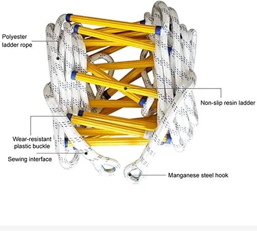 نردبان فرار آتش نشانی، نردبان فرار آتش نشانی، نردبان طنابی مقاوم در برابر آتش برای نجات، نردبان فرار ایمنی اضطراری، نردبان چند منظوره / 20 متر (50 متر) نردبان فرار آتش نشانی، نردبان فرار آتش نشانی، نردبان طنابی مقاوم در برابر آتش برای نجات، نردبان فرار ایمنی اضطراری، نردبان چند منظوره / 20 متر (50 متر)