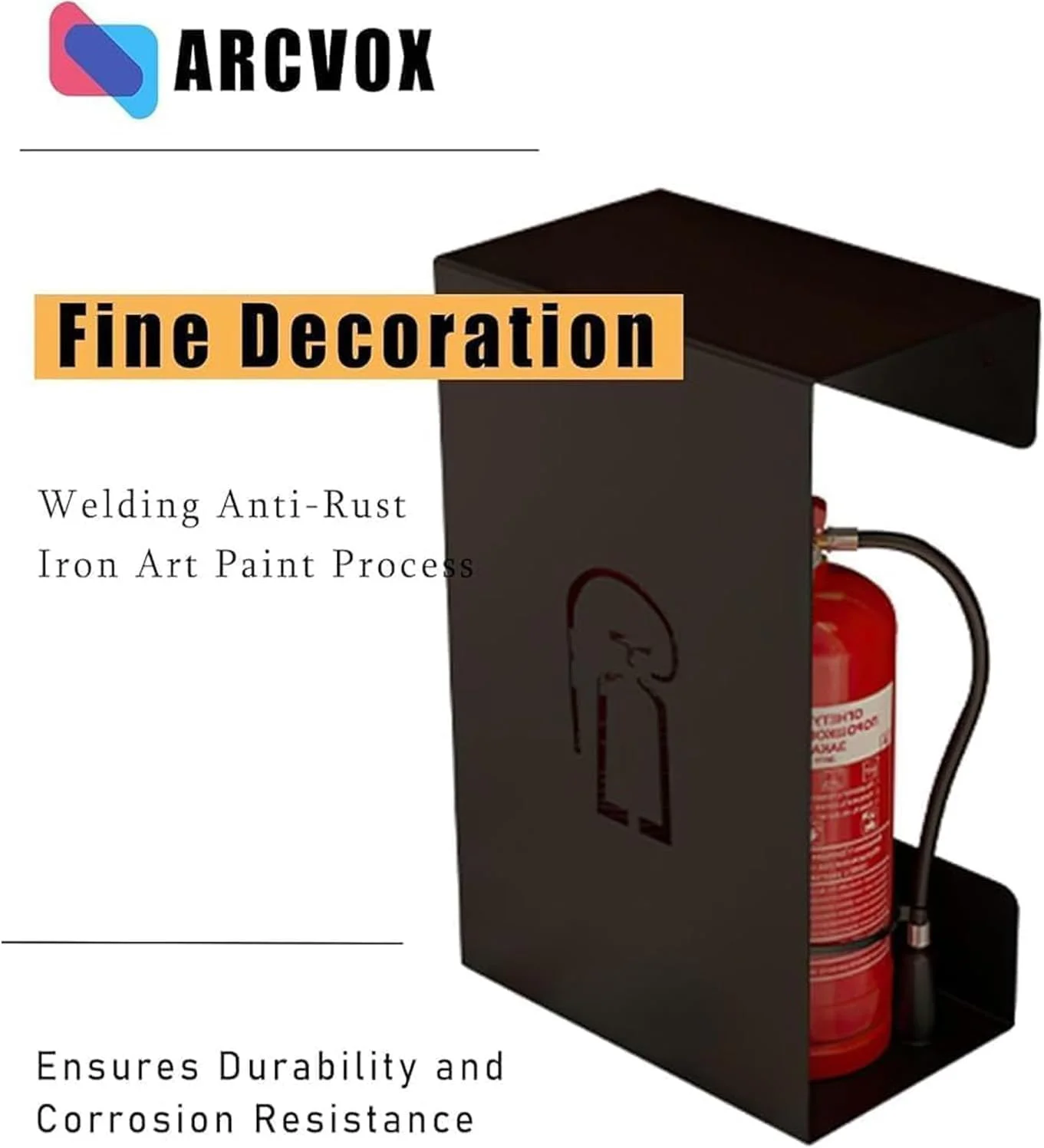محفظه نگهدارنده کپسول آتش نشانی - جعبه فلزی و پایه نگهدارنده مقاوم برای پشتیبانی ایمن از تجهیزات ایمنی آتش نشانی