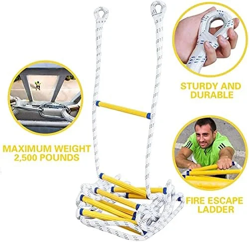 نردبان فرار آتش نشانی، نردبان فرار آتش نشانی، نردبان طنابی مقاوم در برابر آتش برای نجات، نردبان فرار ایمنی اضطراری، نردبان چند منظوره / 20 متر (50 متر) نردبان فرار آتش نشانی، نردبان فرار آتش نشانی، نردبان طنابی مقاوم در برابر آتش برای نجات، نردبان فرار ایمنی اضطراری، نردبان چند منظوره / 20 متر (50 متر)