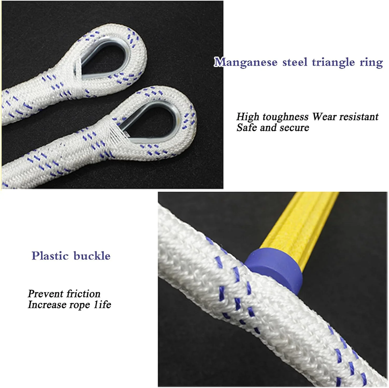 نردبان طنابی، نردبان ایمنی، نردبان طنابی فرار از آتش | نردبان اضطراری | نردبان های ایمنی آتش نشانی مقاوم در برابر شعله / 20 متر