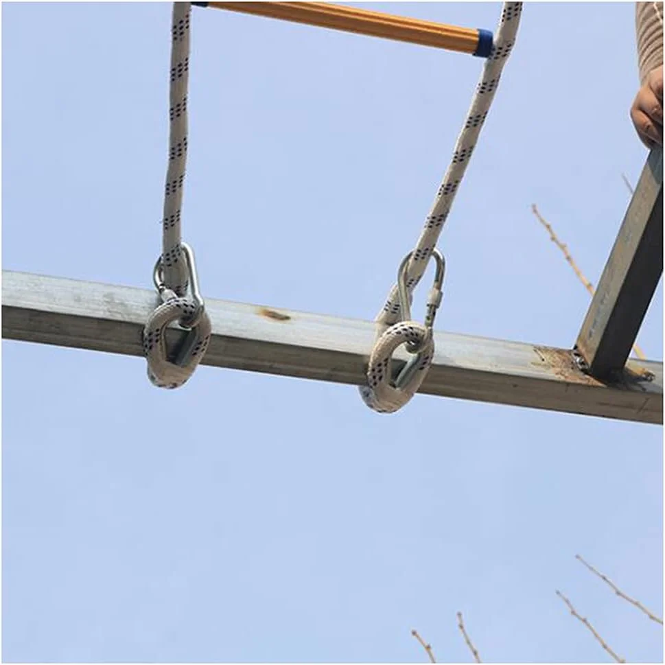 نردبان طنابی فرار اضطراری از آتش سوزی برای خانه های 3-4 طبقه، 32 فوت (10 متر)، نردبان ایمنی با کارابین، نردبان فرار از آتش سوزی / 25M82Ft نردبان طنابی فرار اضطراری از آتش سوزی برای خانه های 3-4 طبقه، 32 فوت (10 متر)، نردبان ایمنی با کارابین، نردبان فرار از آتش سوزی / 25M82Ft