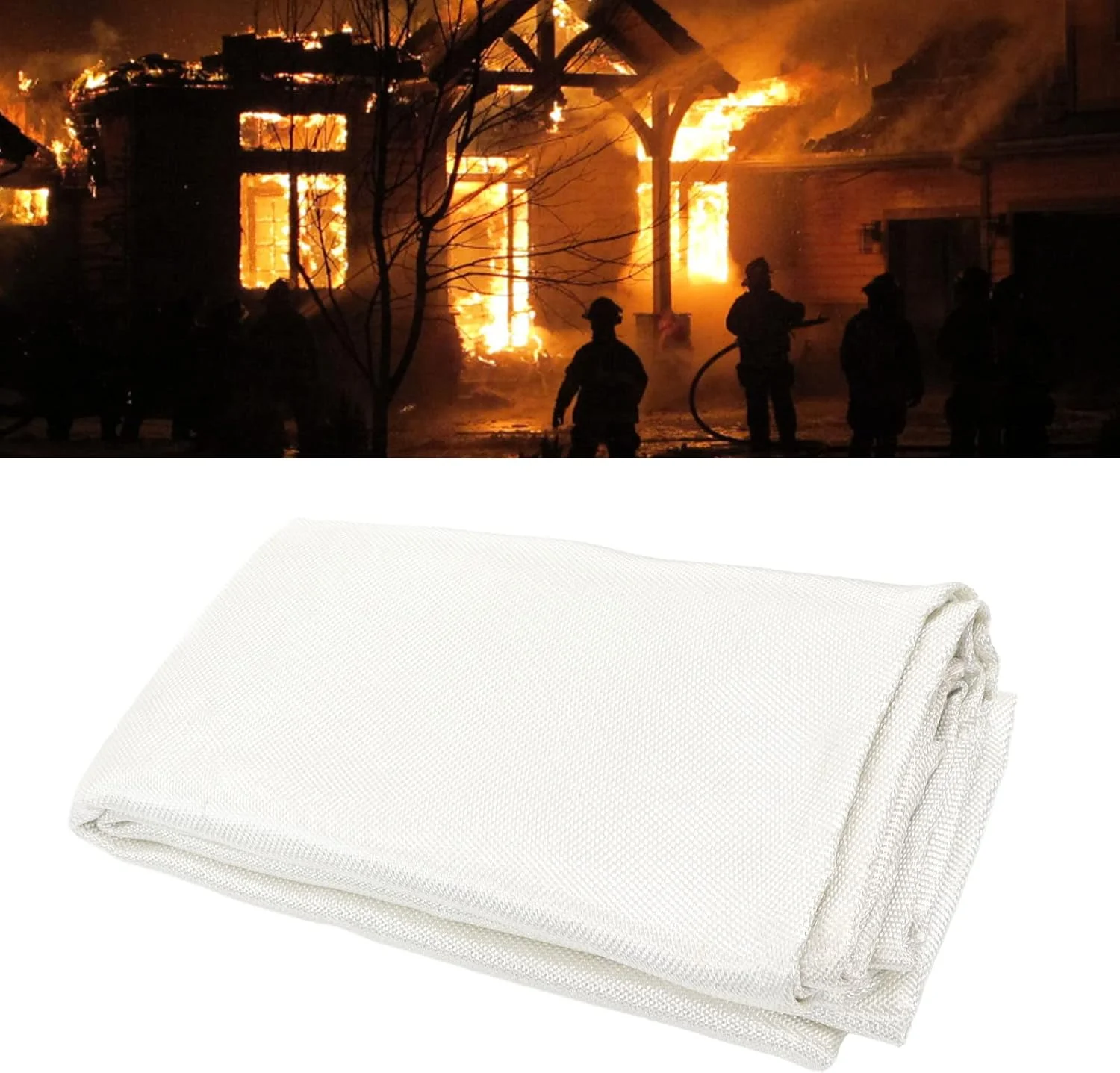 پتو اطفاء حریق Fyearfly، پتو فایبرگلاس اطفاء حریق اضطراری، تجهیزات محافظ ایمنی ضد حریق برای آشپزخانه منزل