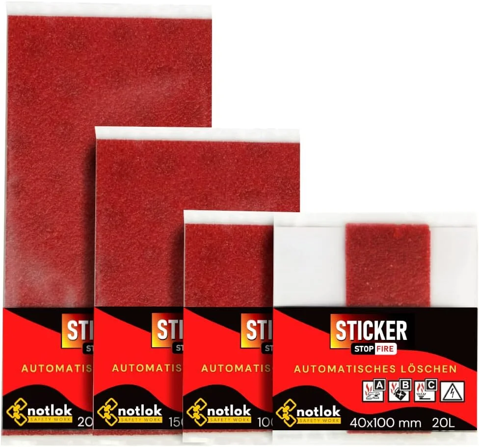 نوار ایمنی کار ناتلاک برای خاموش کردن خودکار آتش در جعبه فیوز یا کابینت های شبکه، خاموش کردن در فقط 90 ثانیه، جایگزین کپسول آتش نشانی ABC، کابینت های سرور و جعبه توزیع