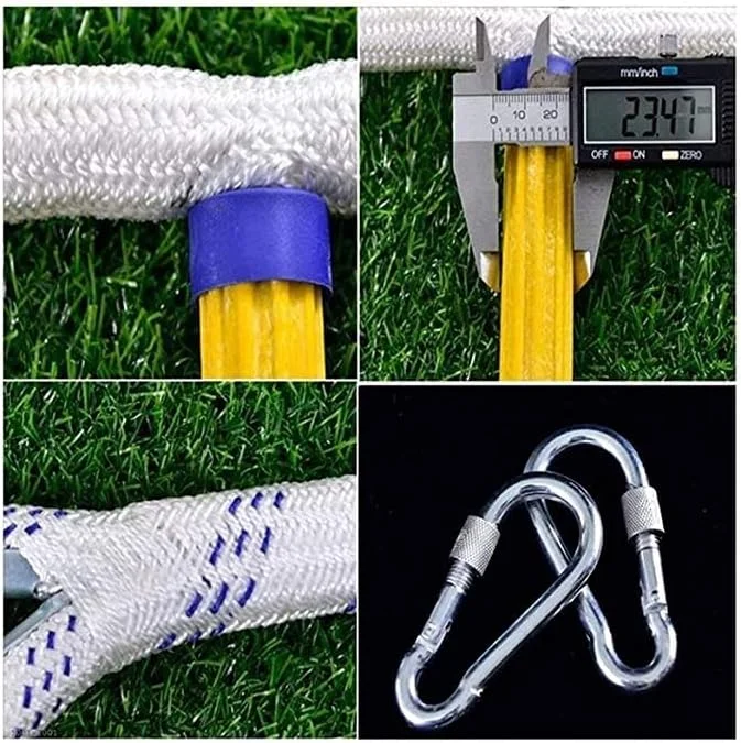 نردبان طنابی فرار اضطراری از آتش سوزی 2-10 طبقه مقاوم در برابر شعله، نردبان تخلیه ایمنی آتش سوزی اضطراری، نصب سریع، محکم و قوی، قابل حمل و استفاده مجدد (رنگ: 40 متر) نردبان طنابی فرار اضطراری از آتش سوزی 2-10 طبقه مقاوم در برابر شعله، نردبان تخلیه ایمنی آتش سوزی اضطراری، نصب سریع، محکم و قوی، قابل حمل و استفاده مجدد (رنگ: 40 متر)