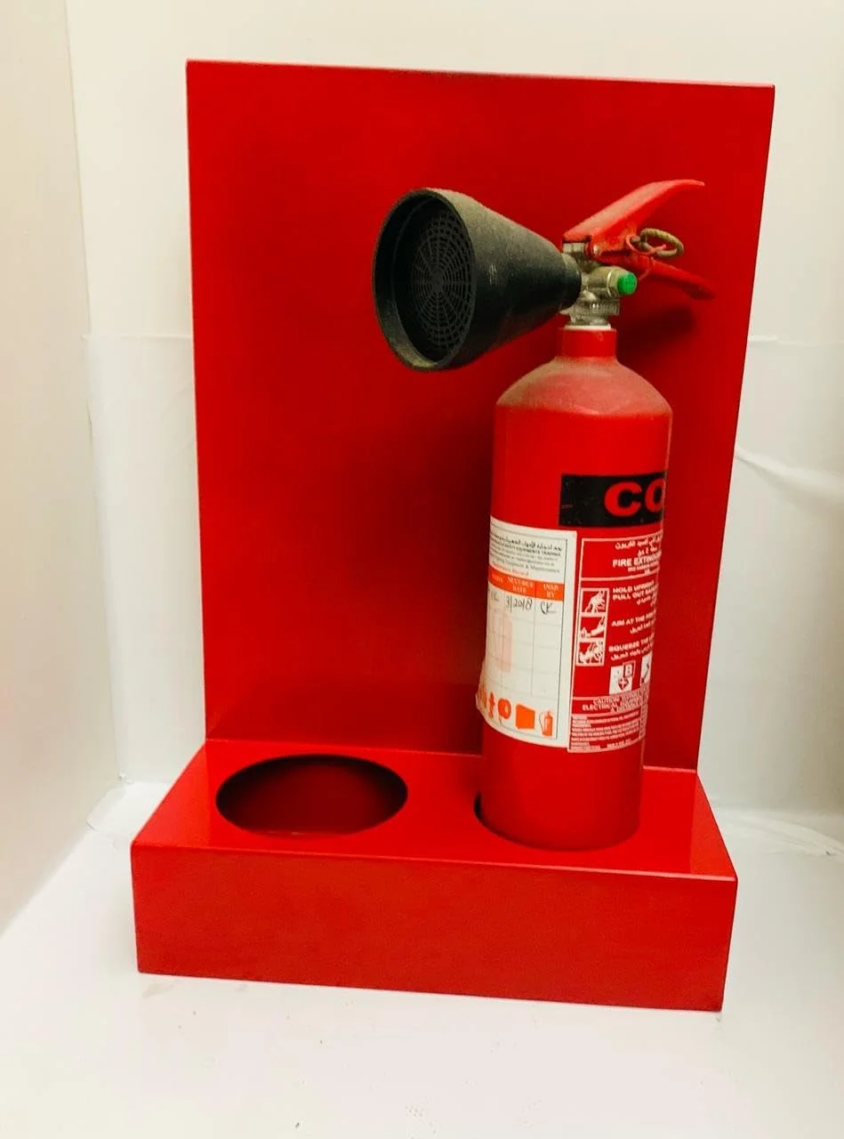 پایه کپسول آتش نشانی قرمز
