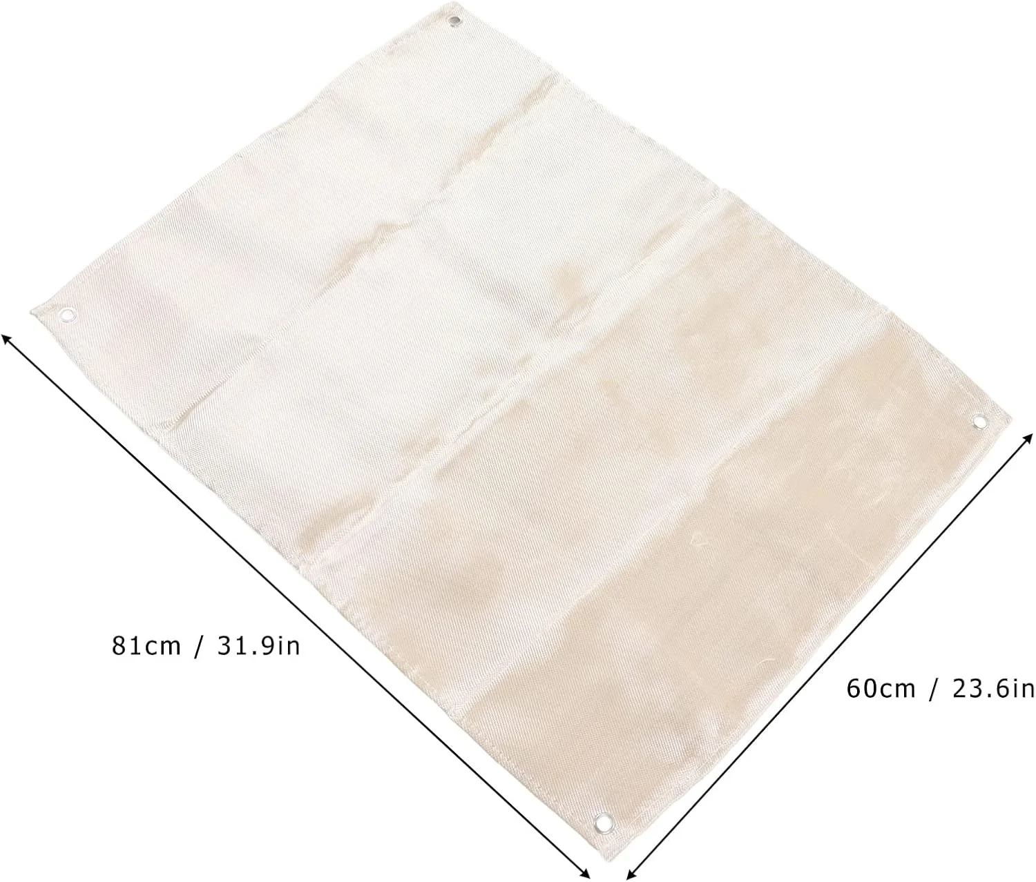 پتوی ضد حریق 60 در 81 سانتی متر، پتوی ایمنی آتش نشانی از جنس الیاف شیشه ای، پتوی محافظ مقاوم در برابر حرارت بالا و ضد شعله اضطراری