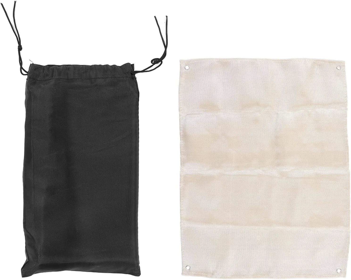 پتوی ضد حریق 60 در 81 سانتی متر، پتوی ایمنی آتش نشانی از جنس الیاف شیشه ای، پتوی محافظ مقاوم در برابر حرارت بالا و ضد شعله اضطراری