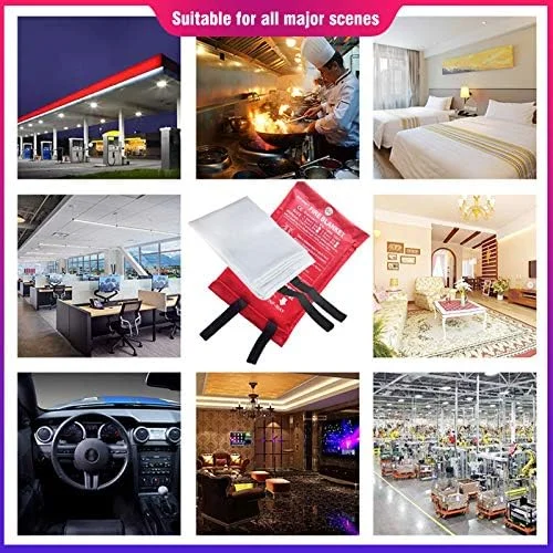 پتو آتش نشانی فایبرگلاس، پتو ایمنی اضطراری برای بقا در مواقع آتش سوزی، پوشش ایمنی برای باربیکیو در فضای باز، آشپزخانه، شومینه، ماشین، دفتر (1.0X1.0M) پتو آتش نشانی فایبرگلاس، پتو ایمنی اضطراری برای بقا در مواقع آتش سوزی، پوشش ایمنی برای باربیکیو در فضای باز، آشپزخانه، شومینه، ماشین، دفتر (1.0X1.0M)