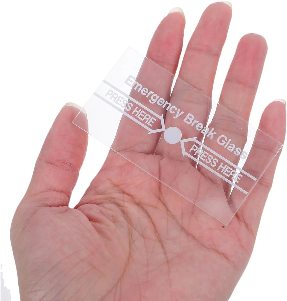 محافظ شیشه شکستنی کلید اعلام حریق آفش، 2 عدد، سیستم اضطراری شیشه شکستنی، مقاوم در برابر درجه حرارت بالا، استفاده آسان