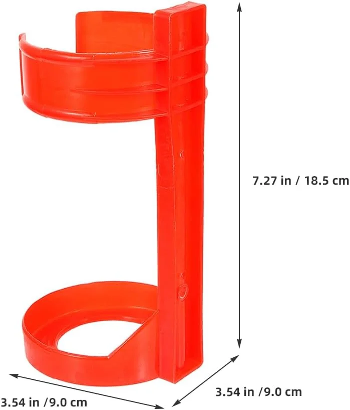 پایه نگهدارنده کپسول آتش نشانی Hemobllo - براکت دیواری بادوام برای خانه، ماشین، کمپر و کامیون 18.5X9X9 سانتی متر نصب آسان و طراحی متنوع