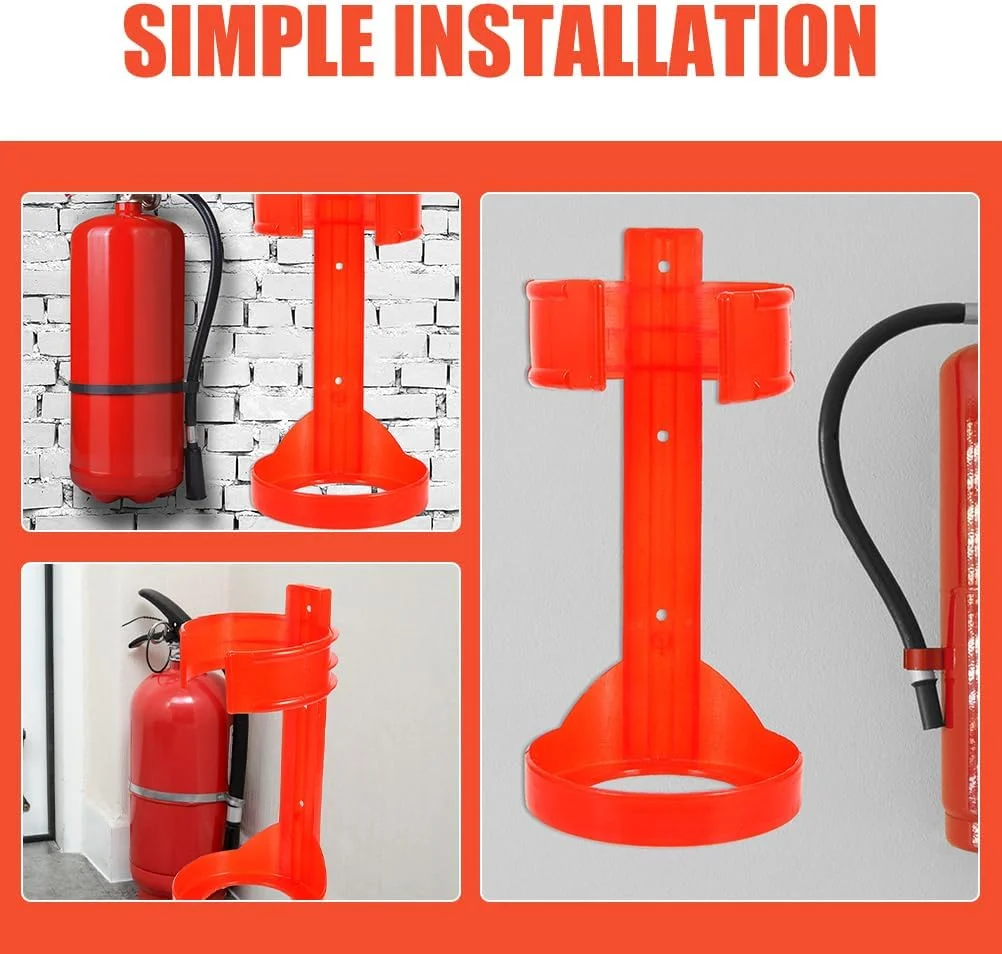 پایه نگهدارنده کپسول آتش نشانی Hemobllo - براکت دیواری بادوام برای خانه، ماشین، کمپر و کامیون 18.5X9X9 سانتی متر نصب آسان و طراحی متنوع