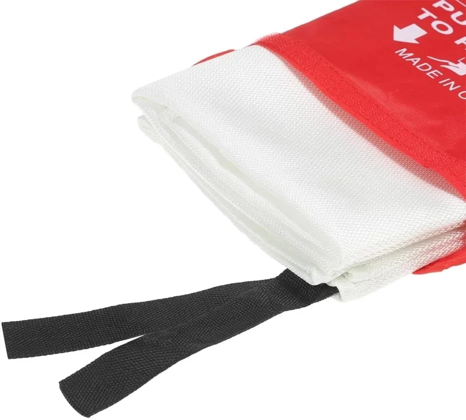 پتو نجات فایبرگلاس 4basix برای بقا در شرایط اضطراری، اطفاء حریق، پناهگاه ایمنی، سپر محافظ، اندازه 1.2 در 1.2 متر، نوع پاکتی (بسته 1 عددی)