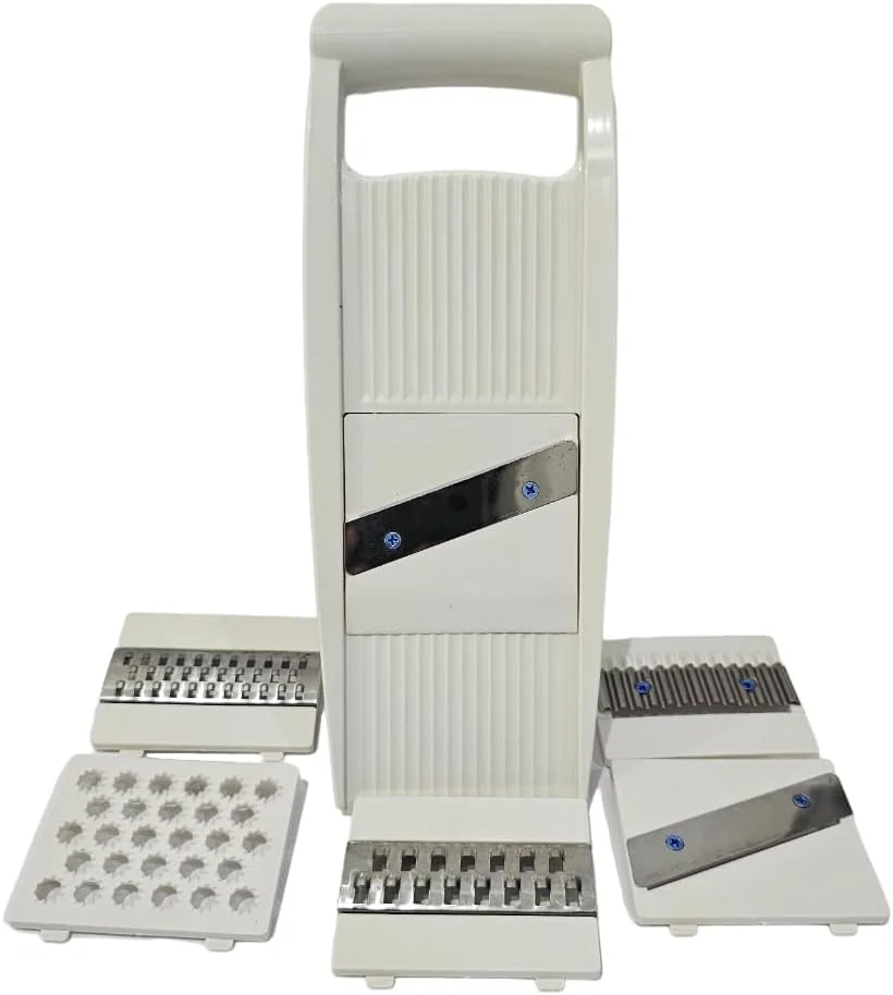 اسلایسر 6 در 1 آشپزخانه Timber برای برش سبزیجات، اسلایسر چند تیغه چیپس سیب زمینی، اسلایسر سبزیجات، خردکن سبزیجات، پوست کن سبزیجات برای کارهای کوچک در آشپزخانه