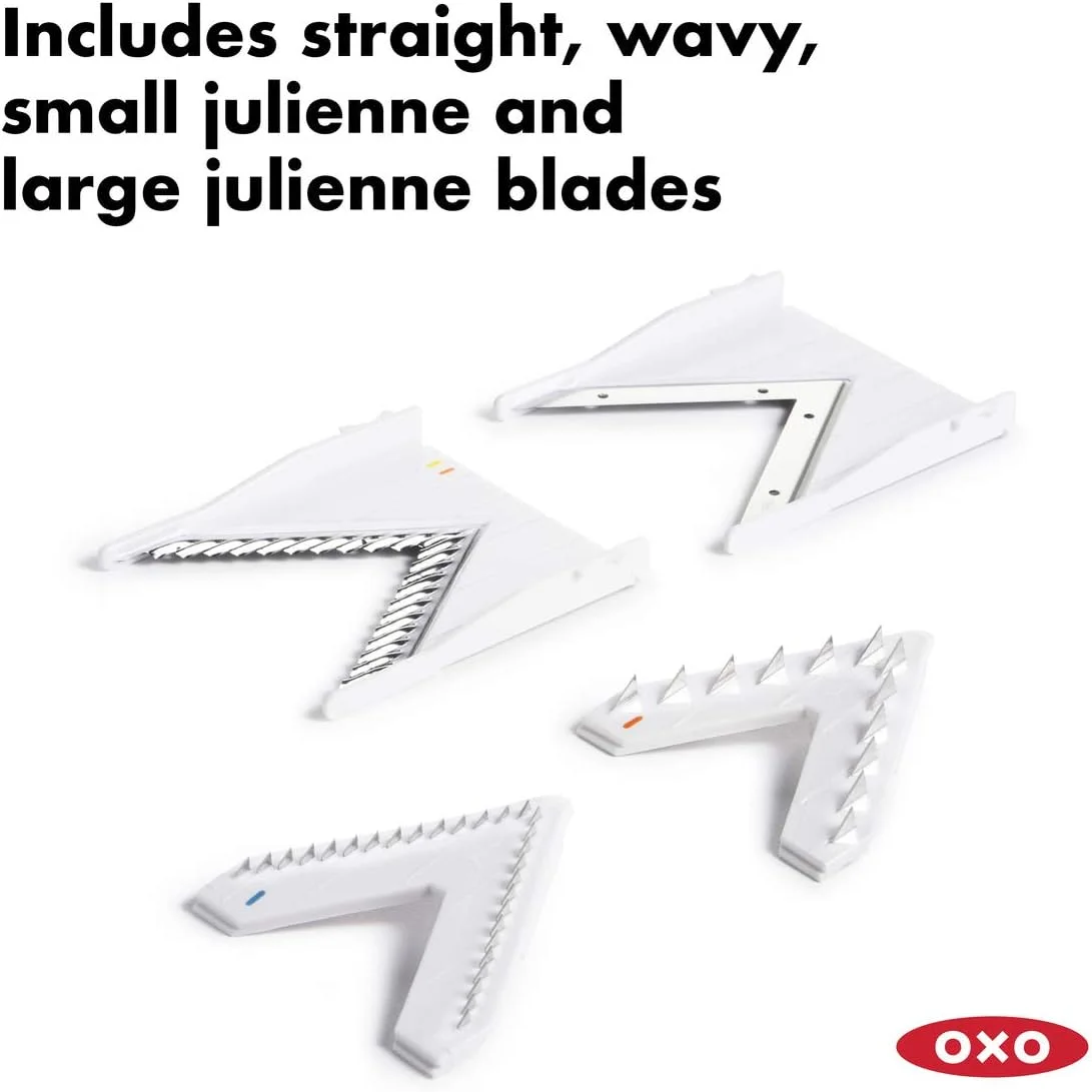 اسلایسر ماندولین تیغه V او ایکس او گود گریپس، سفید اسلایسر ماندولین تیغه V او ایکس او گود گریپس، سفید