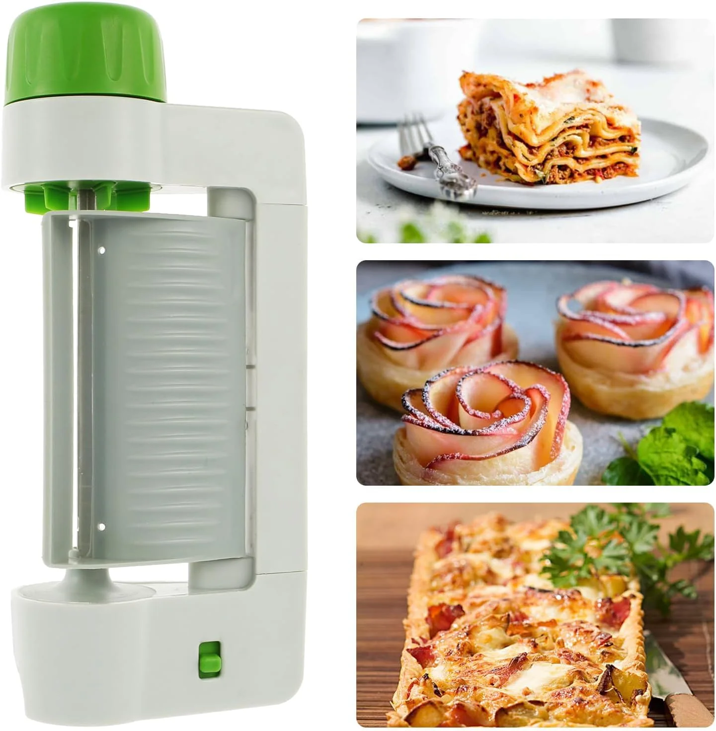 برشگر ورقه ای چند منظوره میوه و سبزیجات نالاکال - برشگر دستی آشپزخانه از جنس استیل ضد زنگ برای سبزیجات 22.5x10.5x5.5 سانتی متر