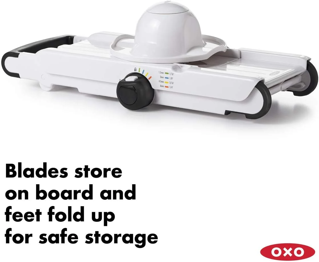 اسلایسر ماندولین تیغه V او ایکس او گود گریپس، سفید اسلایسر ماندولین تیغه V او ایکس او گود گریپس، سفید