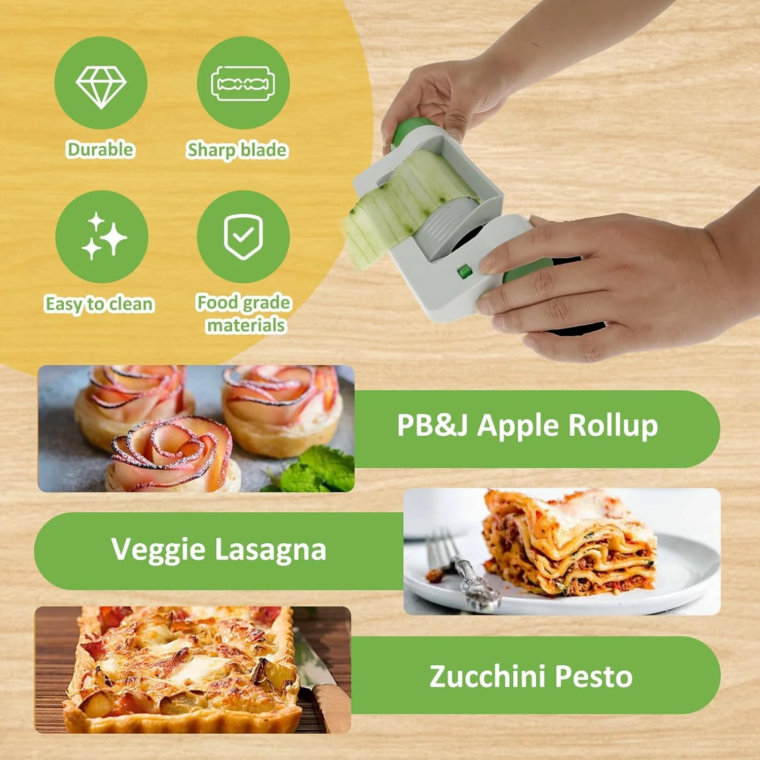 برشگر ورقه ای چند منظوره میوه و سبزیجات نالاکال - برشگر دستی آشپزخانه از جنس استیل ضد زنگ برای سبزیجات 22.5x10.5x5.5 سانتی متر برشگر ورقه ای چند منظوره میوه و سبزیجات نالاکال - برشگر دستی آشپزخانه از جنس استیل ضد زنگ برای سبزیجات 22.5x10.5x5.5 سانتی متر