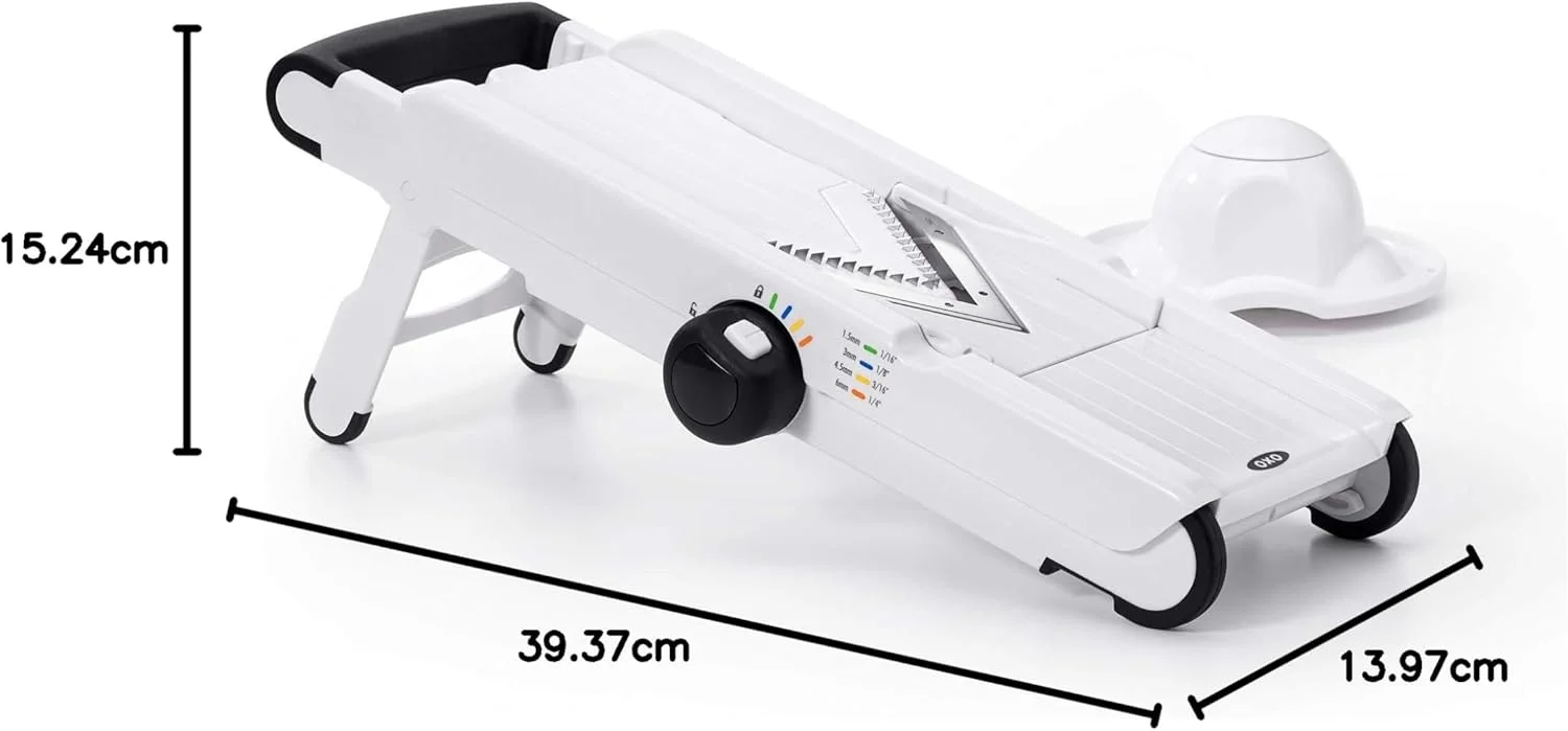 اسلایسر ماندولین تیغه V او ایکس او گود گریپس، سفید اسلایسر ماندولین تیغه V او ایکس او گود گریپس، سفید
