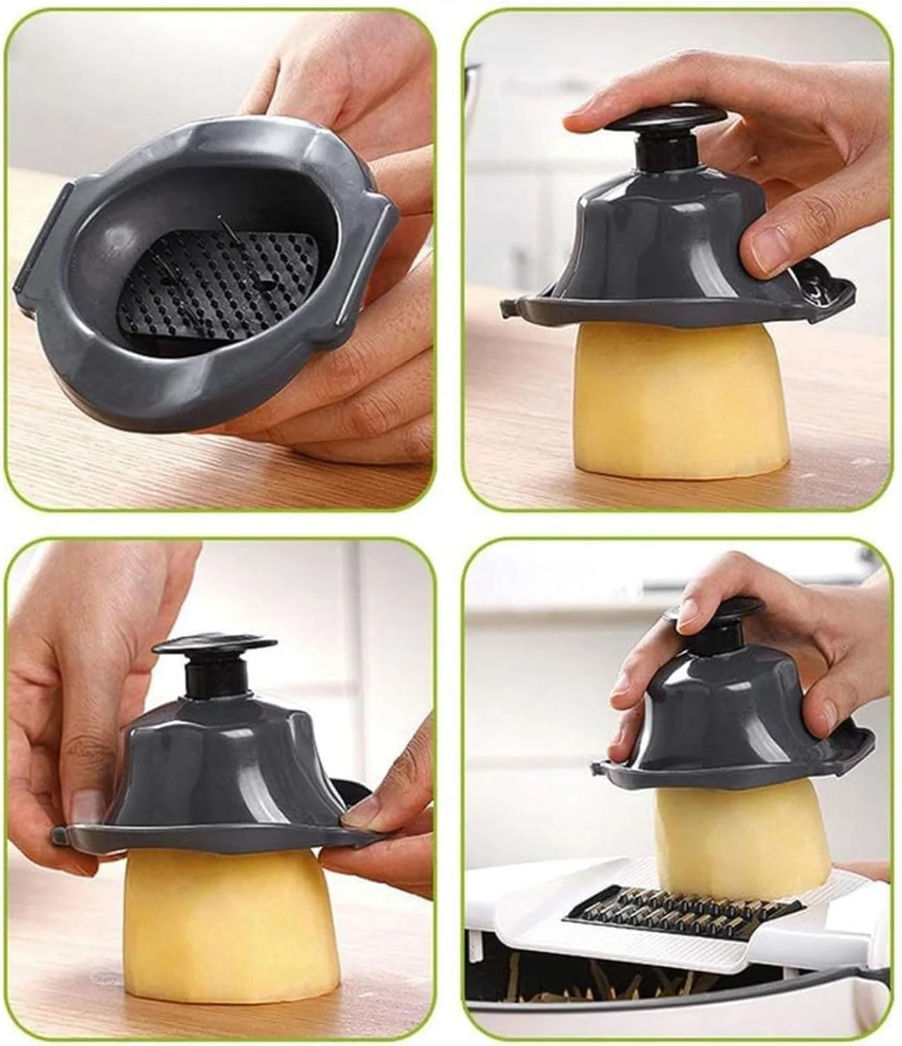 دستگاه برش سبزیجات جادویی چرخشی 7 در 1 چند منظوره با سبد تخلیه، خردکن سبزیجات با ظرفیت بزرگ، رنده خردکن سبزیجات، برش دهنده قابل حمل، ابزار آشپزخانه با 5 تیغه خردکن دستگاه برش سبزیجات جادویی چرخشی 7 در 1 چند منظوره با سبد تخلیه، خردکن سبزیجات با ظرفیت بزرگ، رنده خردکن سبزیجات، برش دهنده قابل حمل، ابزار آشپزخانه با 5 تیغه خردکن