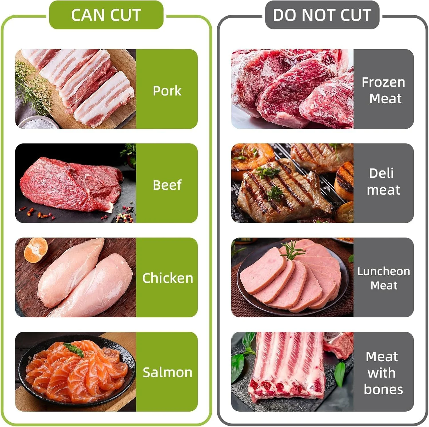 دستگاه برش گوشت خانگی، چاقوی ساطور برش غذا، برش دهنده گوشت برای گوشت خام تازه، تیغه های قابل تنظیم 2-4 میلی متری، برش دهنده گوشت برای گوشت گاو، خوک، مرغ، پخت و پز خانگی و باربیکیو دستگاه برش گوشت خانگی، چاقوی ساطور برش غذا، برش دهنده گوشت برای گوشت خام تازه، تیغه های قابل تنظیم 2-4 میلی متری، برش دهنده گوشت برای گوشت گاو، خوک، مرغ، پخت و پز خانگی و باربیکیو