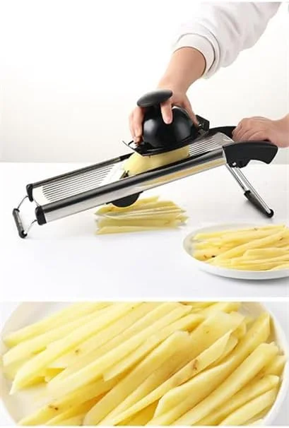 اسلایسر غذا، اسلایسر ماندولین برای آشپزخانه، اسلایسر سیب زمینی، اسلایسر گوجه فرنگی، اسلایسر هویج، اسلایسر پیاز، اسلایسر سبزیجات ژولین با کنترل دکمه ای اسلایسر غذا، اسلایسر ماندولین برای آشپزخانه، اسلایسر سیب زمینی، اسلایسر گوجه فرنگی، اسلایسر هویج، اسلایسر پیاز، اسلایسر سبزیجات ژولین با کنترل دکمه ای