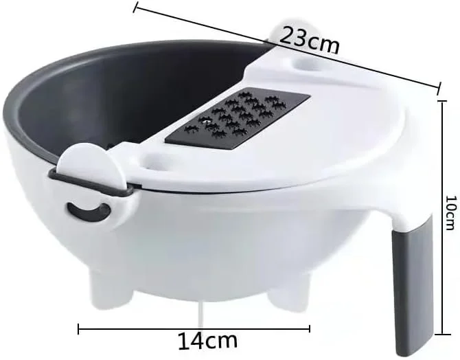 خردکن سبزیجات و میوه چند منظوره آشپزخانه Ak 9 در 1 با پایه ضد لغزش، خردکن سیب زمینی و هویج به همراه سبد آبکش خردکن سبزیجات و میوه چند منظوره آشپزخانه Ak 9 در 1 با پایه ضد لغزش، خردکن سیب زمینی و هویج به همراه سبد آبکش