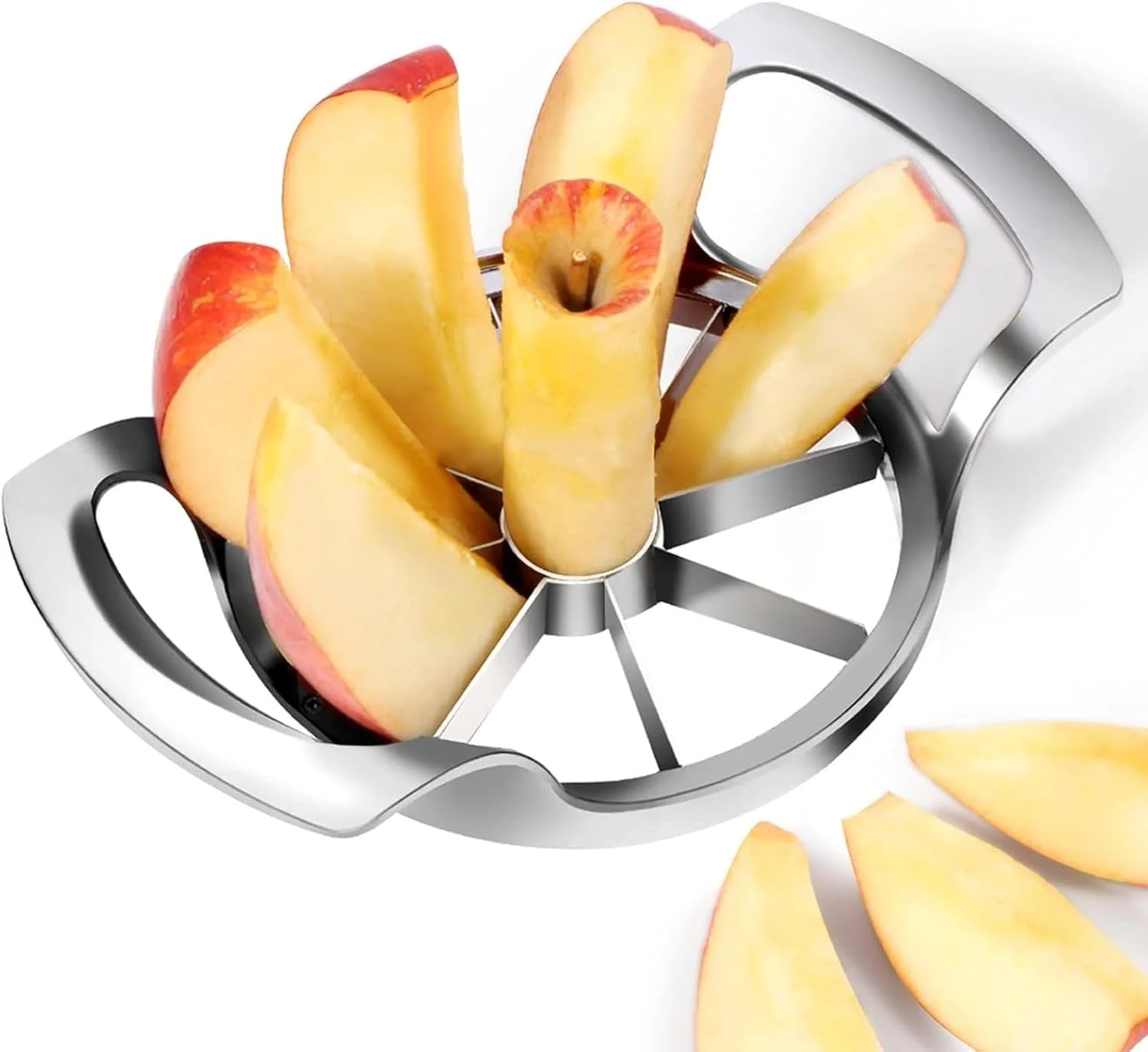 برش دهنده سیب LIIGEMI، برش دهنده 8 تکه سیب، استفاده آسان، صرفه جویی در زمان، هسته گیر سیب استیل ضد زنگ، برش دهنده و هسته گیر سیب تیز و محکم برش دهنده سیب LIIGEMI، برش دهنده 8 تکه سیب، استفاده آسان، صرفه جویی در زمان، هسته گیر سیب استیل ضد زنگ، برش دهنده و هسته گیر سیب تیز و محکم