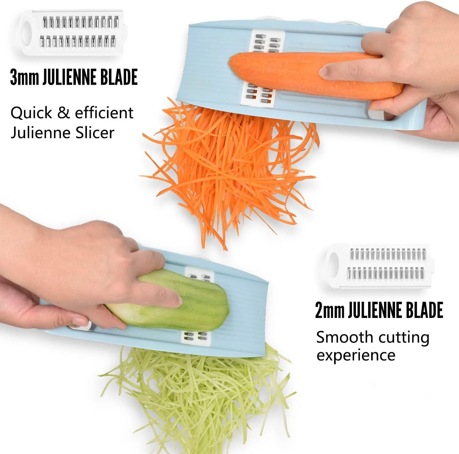 اسلایسر 5 در 1 MAKINGTEC برای آشپزخانه، اسلایسر سبزیجات چند تیغه، اسلایسر چیپس سیب زمینی، اسلایسر سبزیجات، خردکن ژولین، پوست کن سبزیجات برای کارهای کوچک در آشپزخانه - آبی اسلایسر 5 در 1 MAKINGTEC برای آشپزخانه، اسلایسر سبزیجات چند تیغه، اسلایسر چیپس سیب زمینی، اسلایسر سبزیجات، خردکن ژولین، پوست کن سبزیجات برای کارهای کوچک در آشپزخانه - آبی