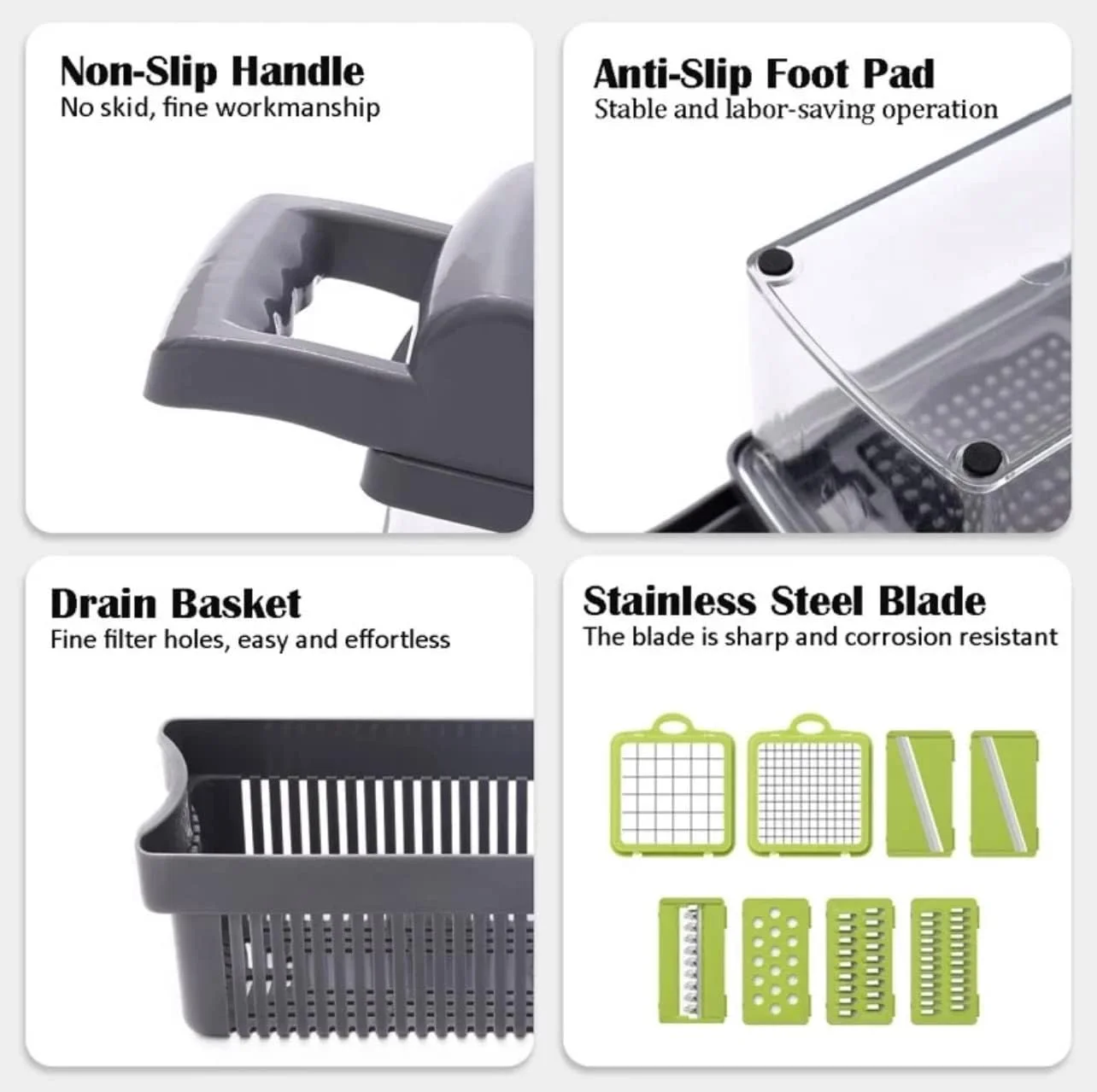 ست خردکن سبزیجات 14 تکه Kitchen Ideas ست خردکن سبزیجات 14 تکه Kitchen Ideas