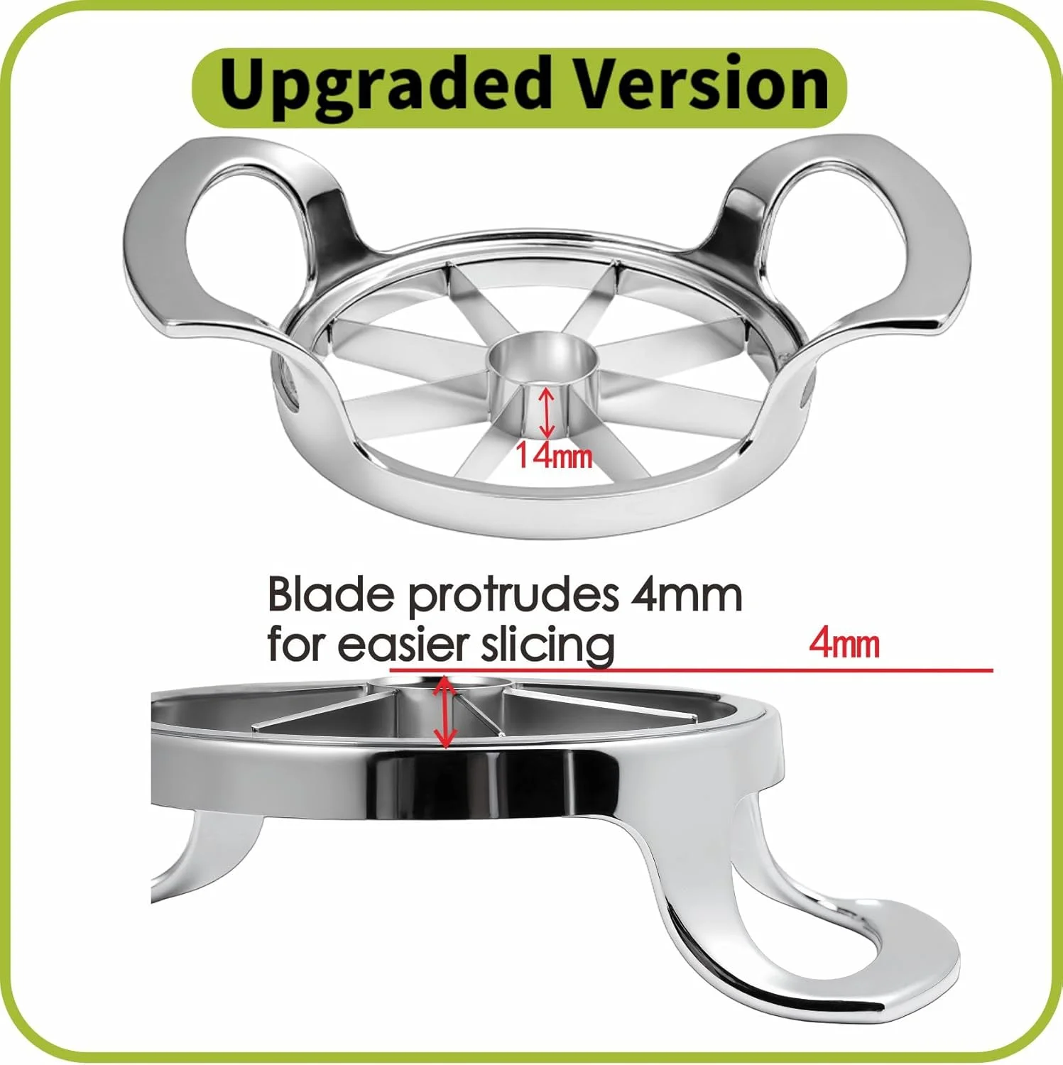 برش دهنده سیب LIIGEMI، برش دهنده 8 تکه سیب، استفاده آسان، صرفه جویی در زمان، هسته گیر سیب استیل ضد زنگ، برش دهنده و هسته گیر سیب تیز و محکم برش دهنده سیب LIIGEMI، برش دهنده 8 تکه سیب، استفاده آسان، صرفه جویی در زمان، هسته گیر سیب استیل ضد زنگ، برش دهنده و هسته گیر سیب تیز و محکم