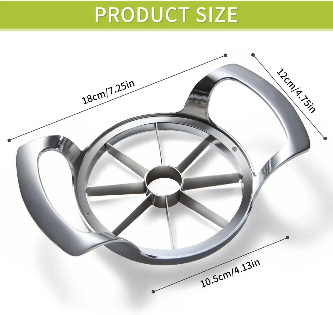 برش دهنده سیب LIIGEMI، برش دهنده 8 تکه سیب، استفاده آسان، صرفه جویی در زمان، هسته گیر سیب استیل ضد زنگ، برش دهنده و هسته گیر سیب تیز و محکم برش دهنده سیب LIIGEMI، برش دهنده 8 تکه سیب، استفاده آسان، صرفه جویی در زمان، هسته گیر سیب استیل ضد زنگ، برش دهنده و هسته گیر سیب تیز و محکم