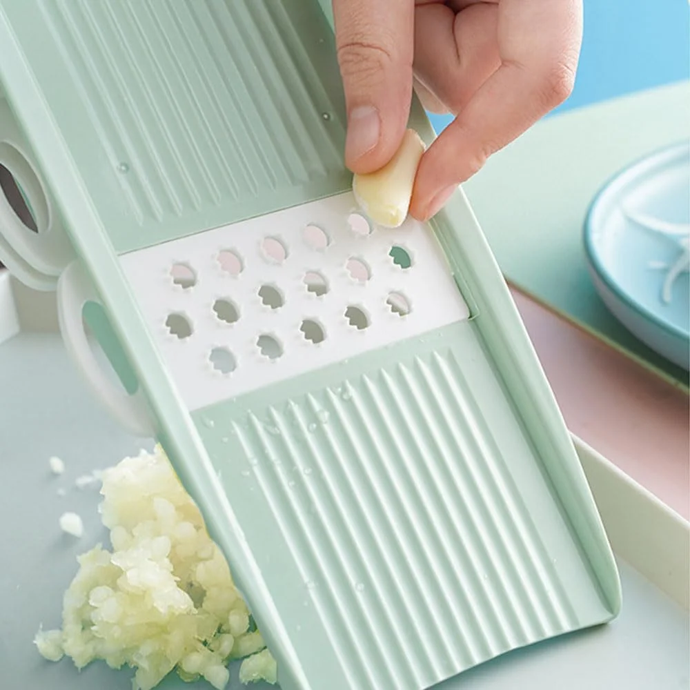 اسلایسر چندکاره 5 در 1 JZS برای آشپزخانه، اسلایسر سبزیجات چند تیغه ای برای چیپس سیب زمینی، رشته کن و پوست کن مناسب برای کارهای کوچک در آشپزخانه (آبی) اسلایسر چندکاره 5 در 1 JZS برای آشپزخانه، اسلایسر سبزیجات چند تیغه ای برای چیپس سیب زمینی، رشته کن و پوست کن مناسب برای کارهای کوچک در آشپزخانه (آبی)