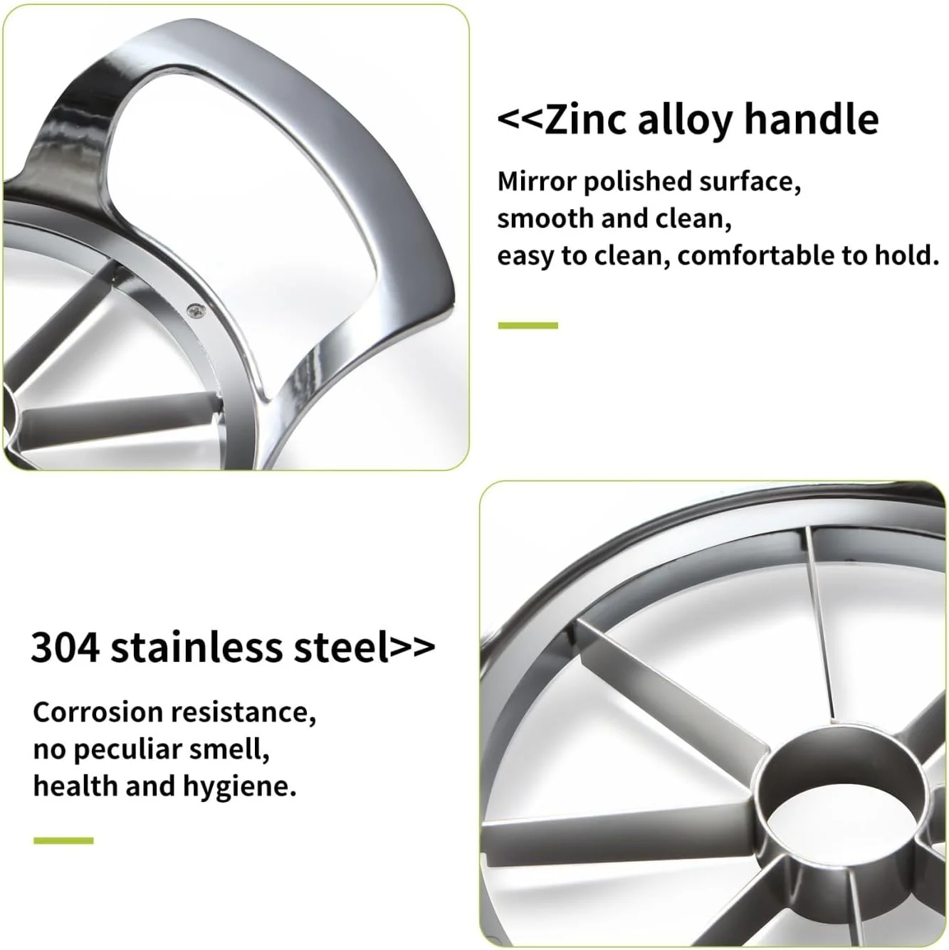 برش دهنده سیب LIIGEMI، برش دهنده 8 تکه سیب، استفاده آسان، صرفه جویی در زمان، هسته گیر سیب استیل ضد زنگ، برش دهنده و هسته گیر سیب تیز و محکم برش دهنده سیب LIIGEMI، برش دهنده 8 تکه سیب، استفاده آسان، صرفه جویی در زمان، هسته گیر سیب استیل ضد زنگ، برش دهنده و هسته گیر سیب تیز و محکم